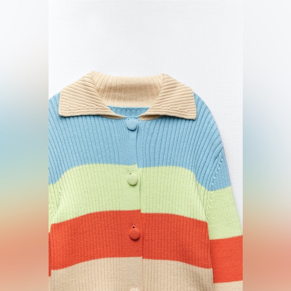 Zara striped cardigan - Picture 4 of 6